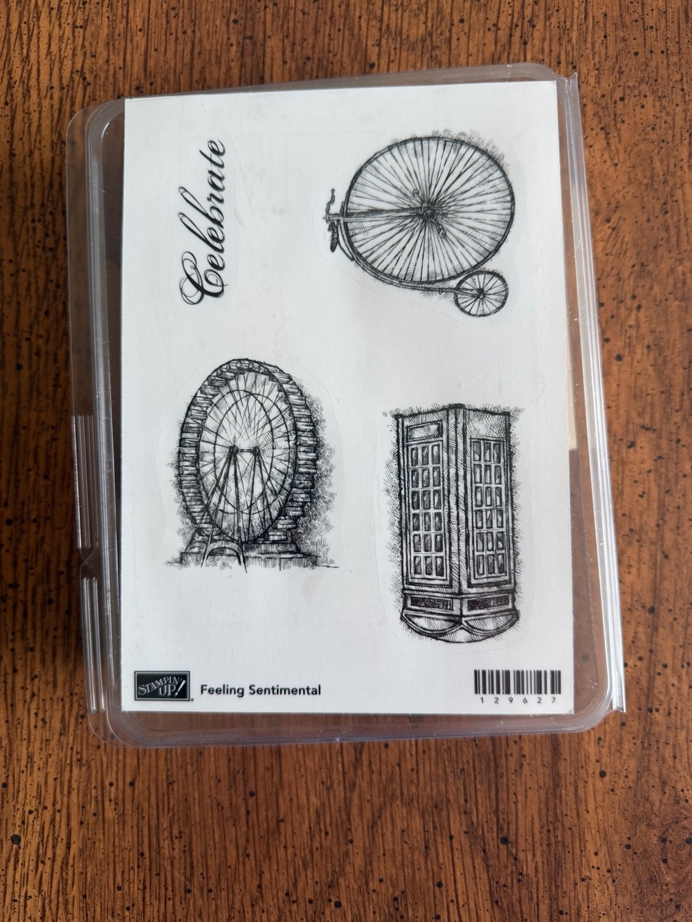 Stampin' Up! 'Feeling Sentimental' Stamp Set - Black and White